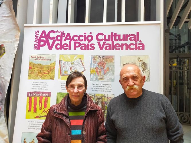 Foto 1: Adela Costa i Enric Alcorisa.