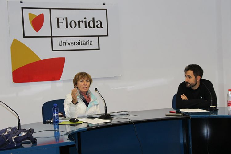 Conferència d'Àngels Martínez Bonafé a Florida Universitària.