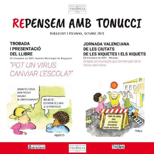 Cartell de jornades organitzades per la Diputació de València.