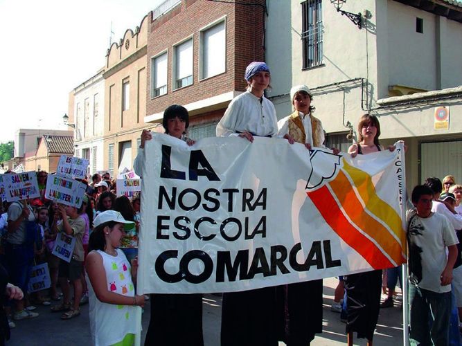 La 'Nostra Escola Comarcal' participat en la Trobada d'Escoles en Valencià.