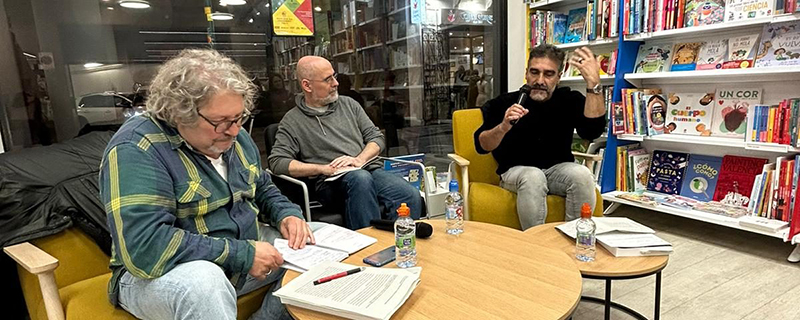 José Manuel Rodríguez i Borja de Madaria presentant la investigació.