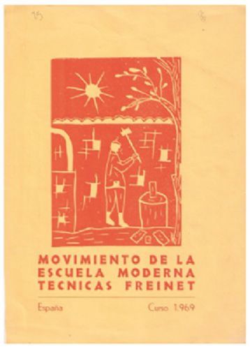 Moviment de l'Escola Moderna.1969. Font: La represa del moviment Freinet 1964-1974- Ramos, A.; Zurriaga, F. et al.
