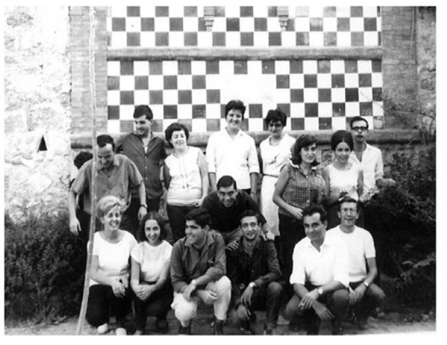 Ruta de Mestres Freinet a Olocau. 1966. Font: La represa del moviment Freinet 1964-1974 - Ramos, A.; Zurriaga, F. et al.