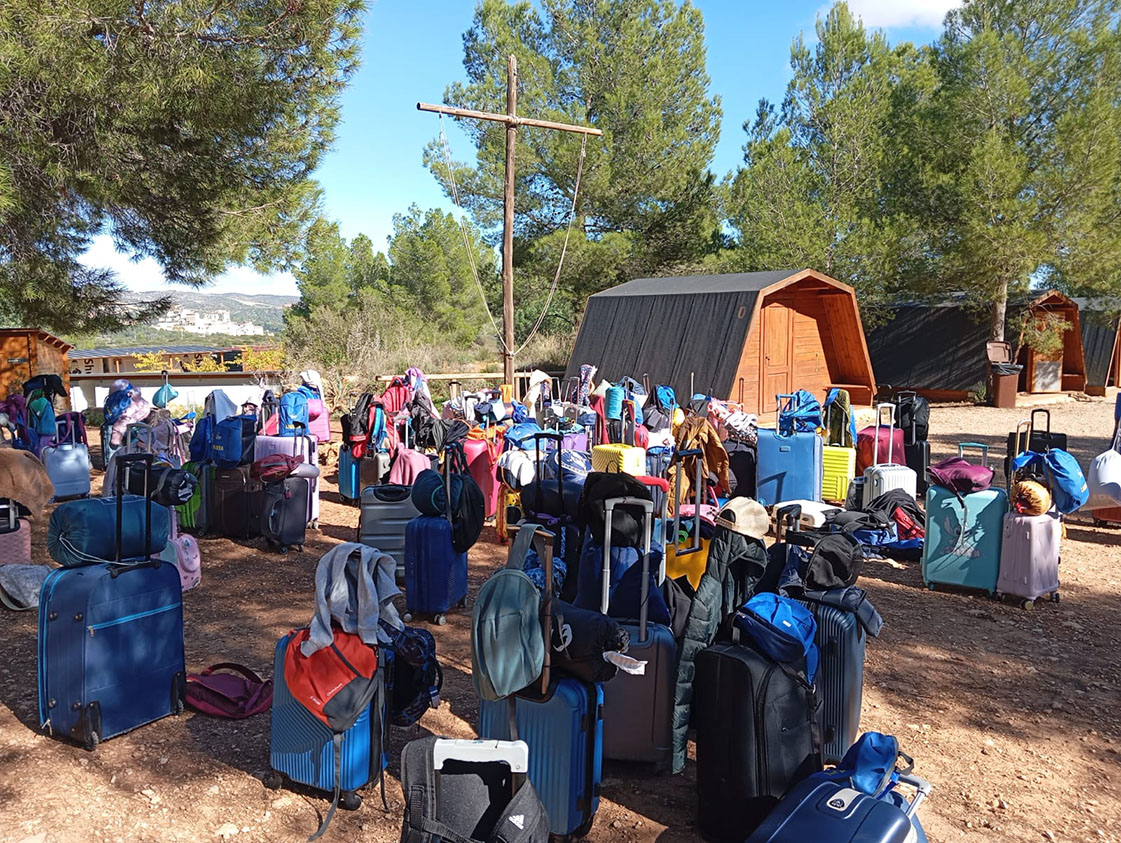 Arribada a les Colònies Dana