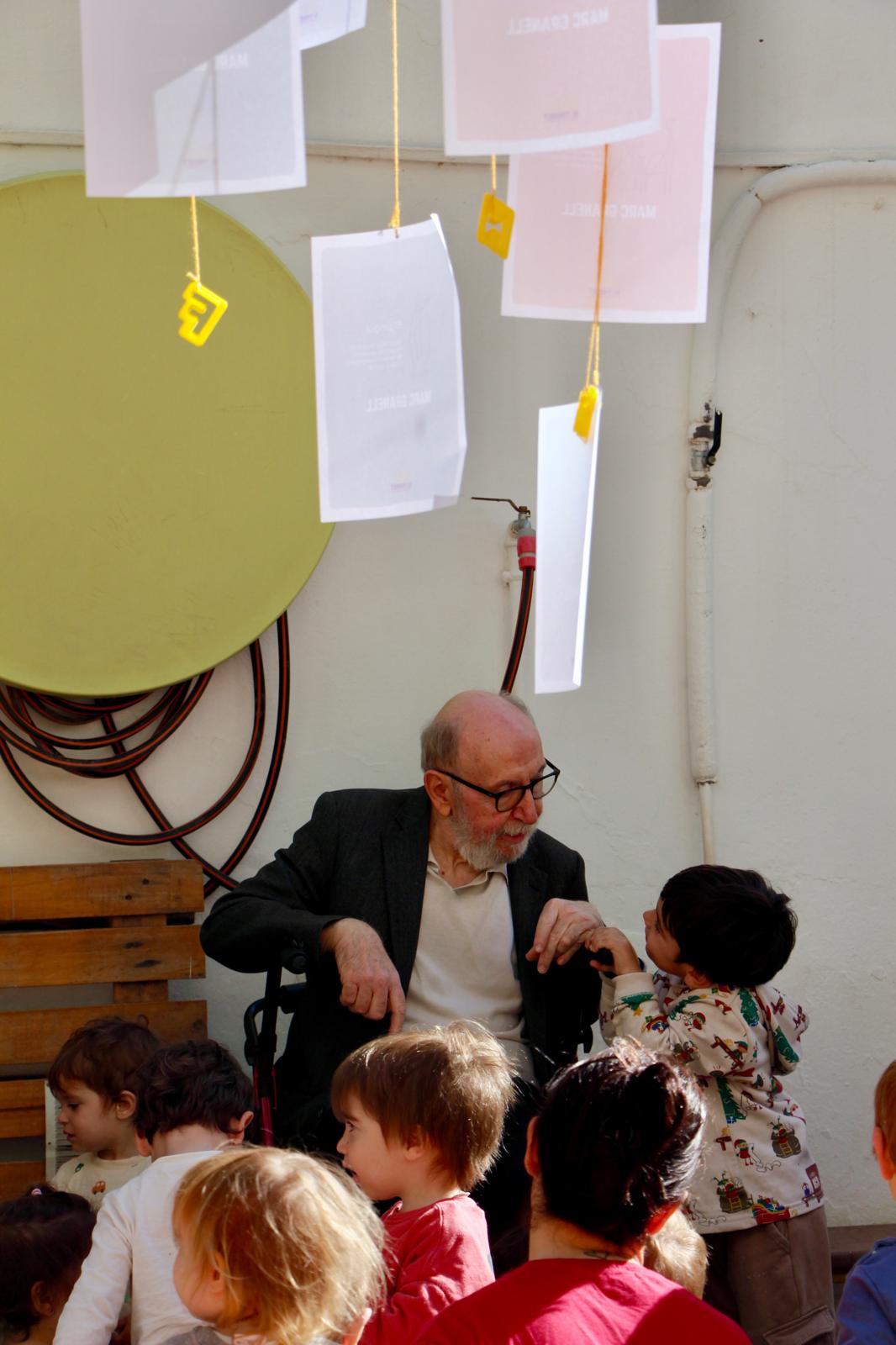 Marc Granell amb la xicalla