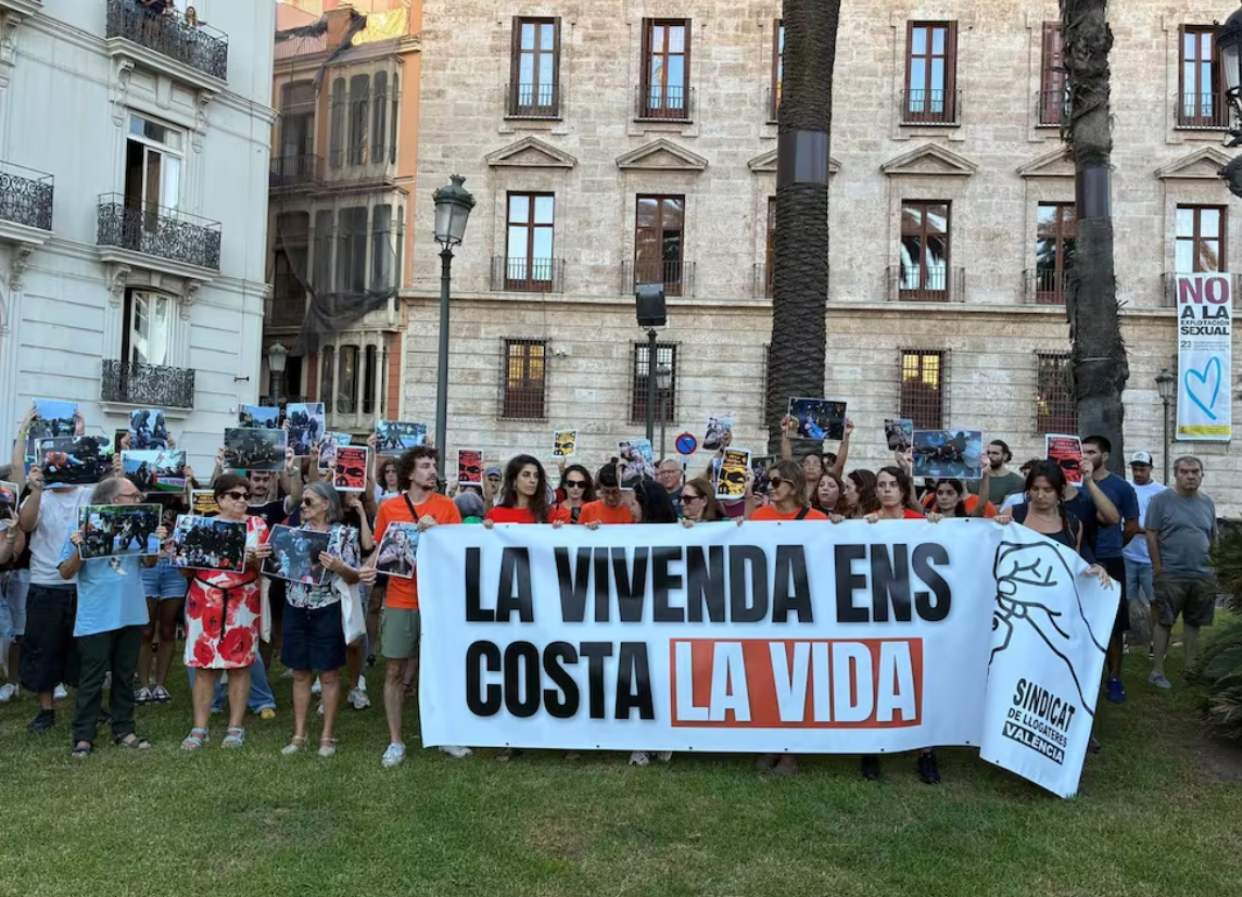 Manifestació pel dret a l'habitatge. Autoria: Europa Press