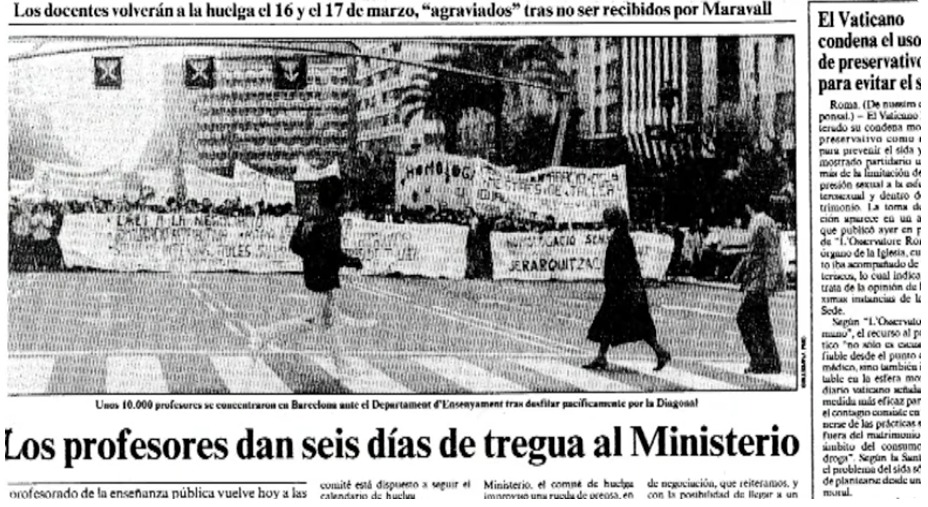 Retalls premsa vaga 1988. Retalls premsa vaga 1988.
