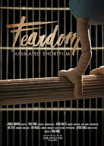 Cartell promocional del curtmetratge Feardom. Autoria: Pangur Animation.